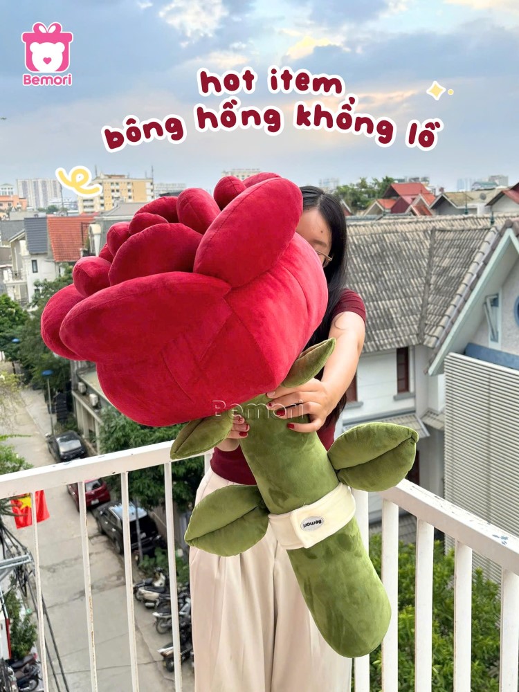 Bông Hoa Hồng Khổng Lồ