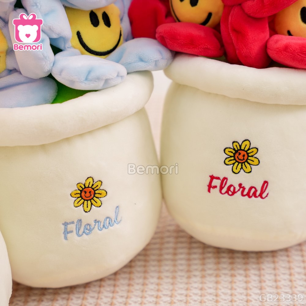 Chậu Hoa Bông Floral họa tiết đẹp mắt