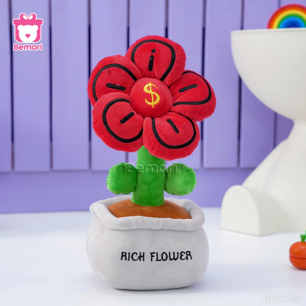 Chậu Hoa Bông Đồng Tiền Rich Flower