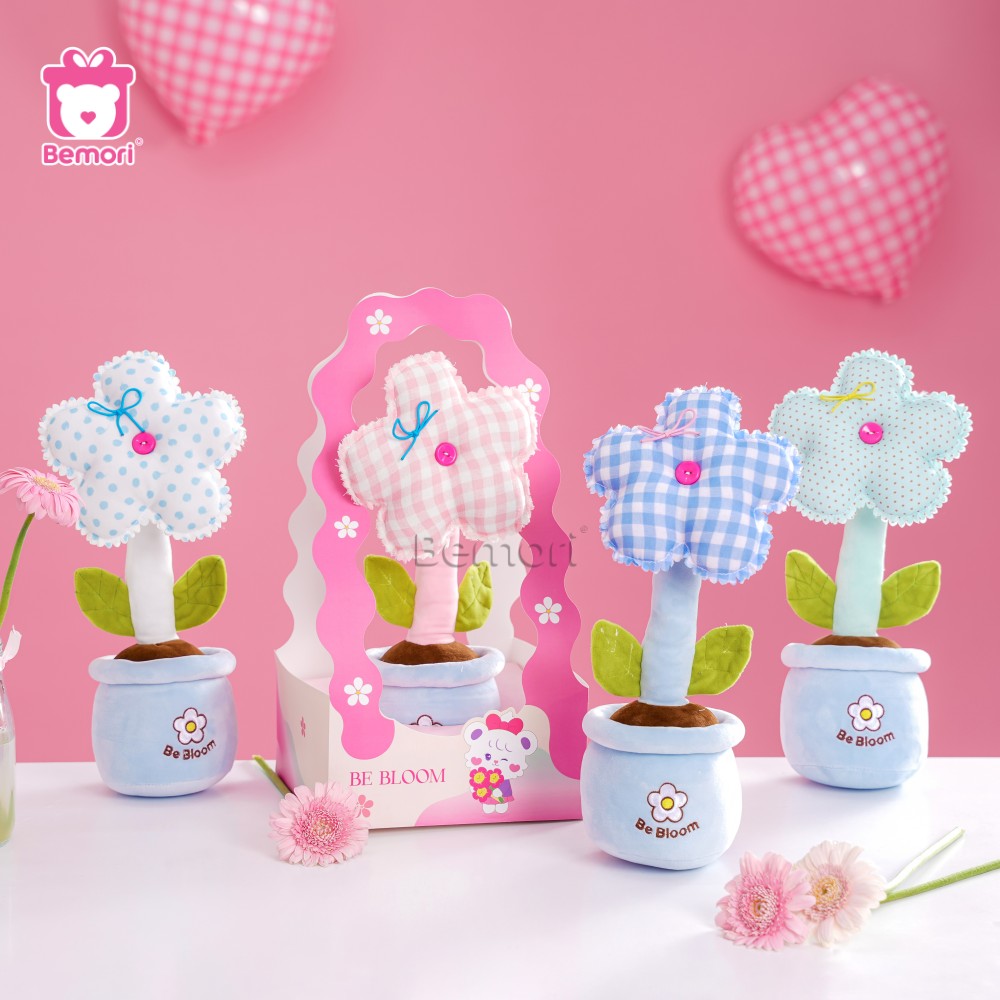 Set Giỏ Chậu Hoa Caro Bông Be Bloom