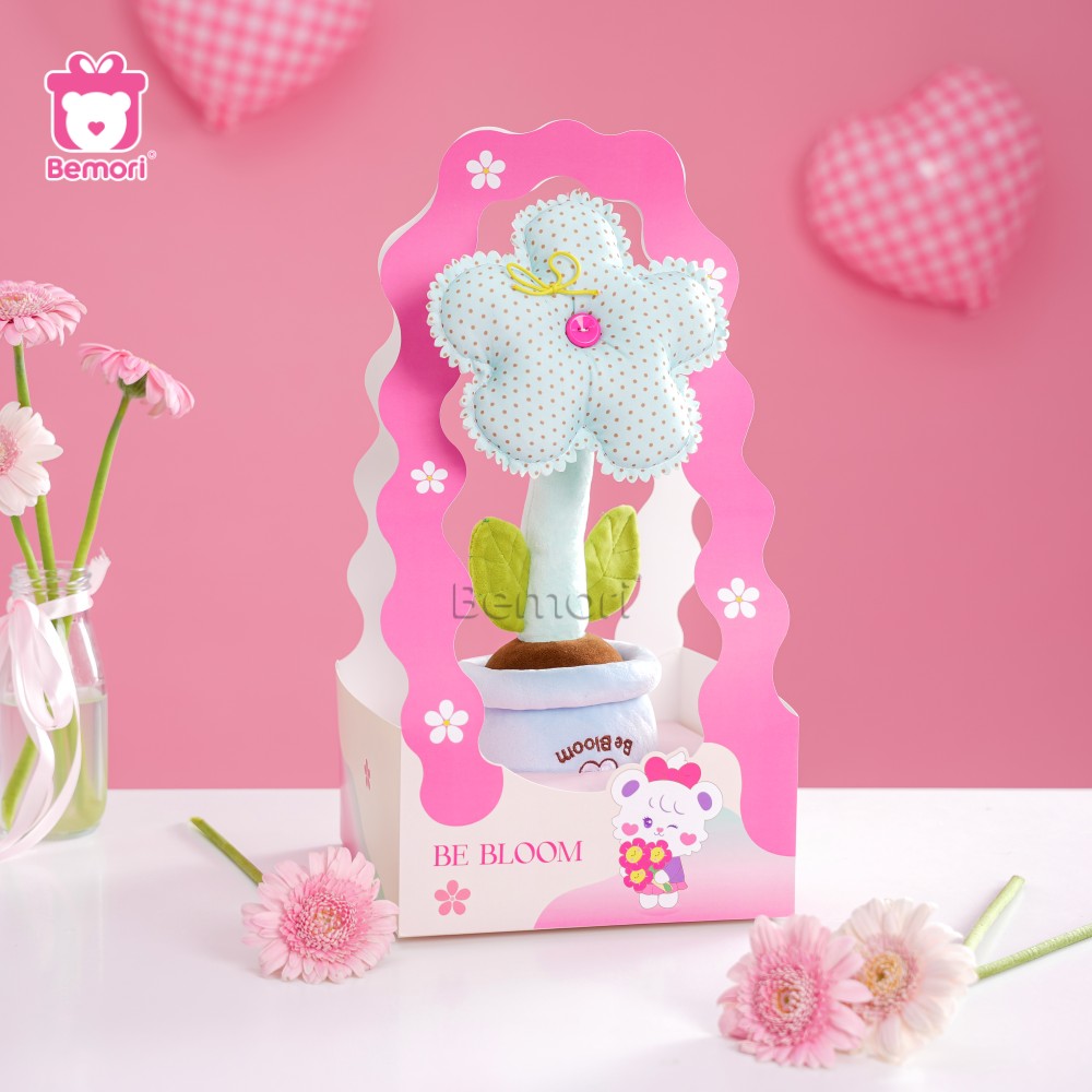 Set Giỏ Chậu Hoa Caro Bông Be Bloom làm quà tặng bạn gái dịp đặc biệt