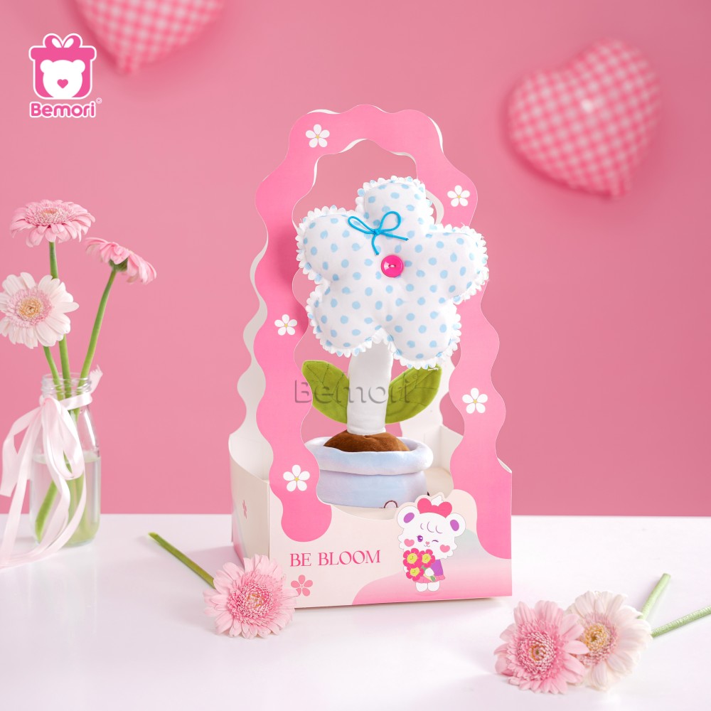 Set Giỏ Chậu Hoa Caro Bông Be Bloom thay bạn trao lời yêu thương