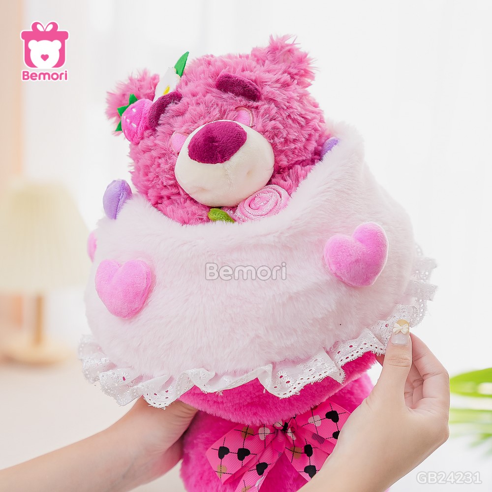 Set Bó Hoa Váy – Lotso Hồng