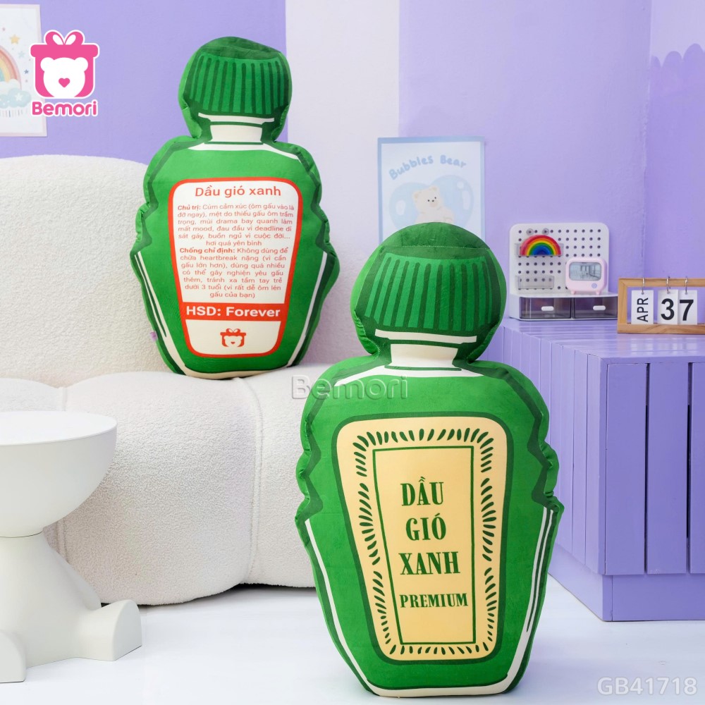 Gấu Bông Chai Dầu Gió Xanh Premium