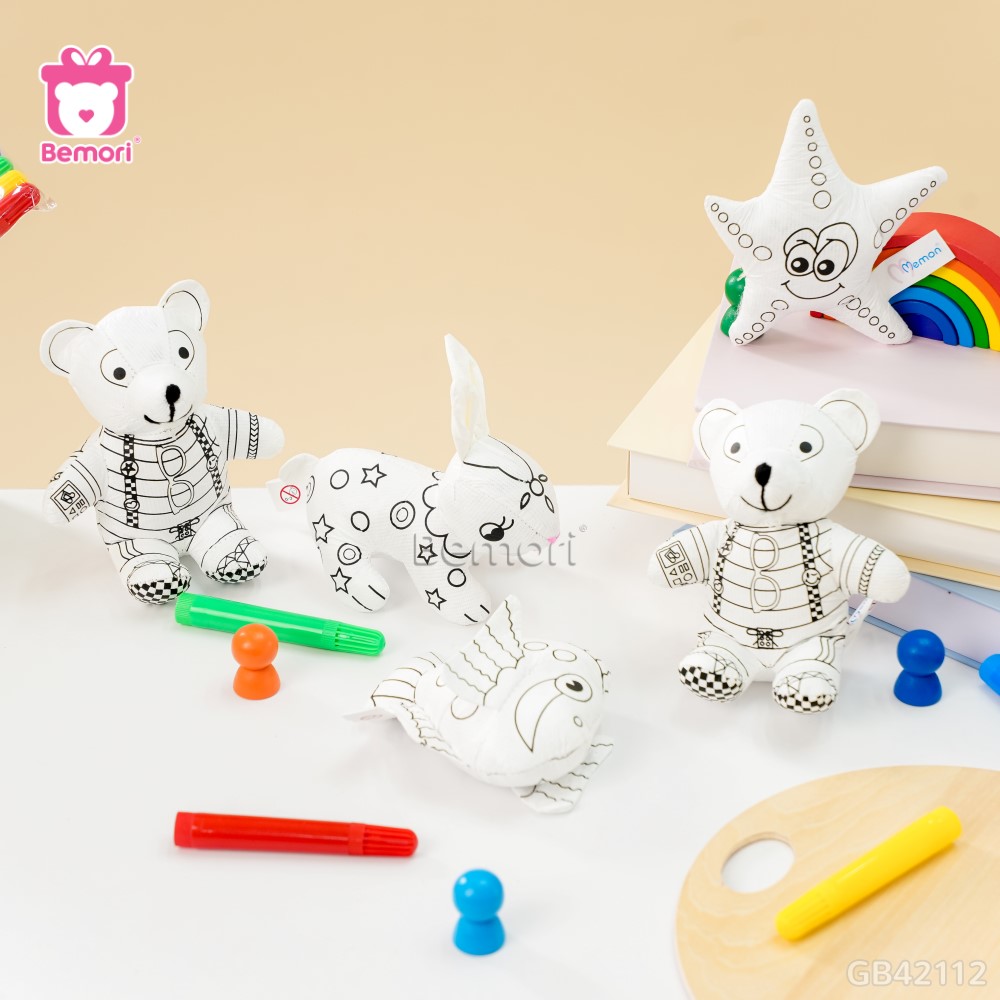 Gấu Bông Tô Màu Color Bear