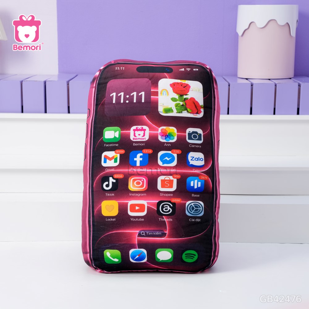 Gấu Bông Điện Thoại iPhone 18 ProMax hot trend đã có mặt tại Bemori