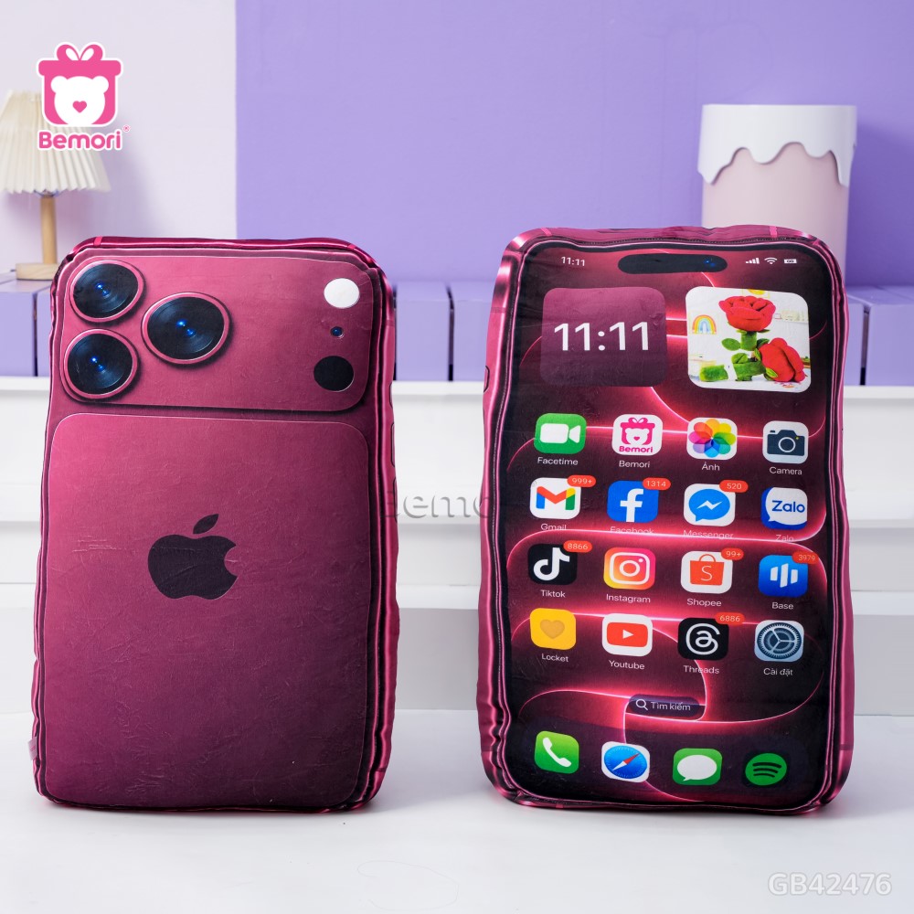 Gấu Bông Điện Thoại iPhone 18 ProMax hot trend đã có mặt tại Bemori