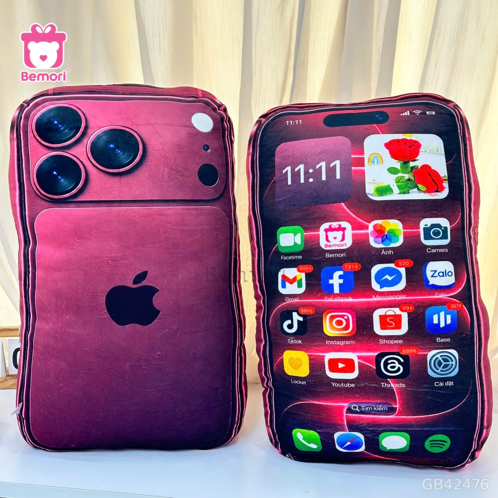 Gấu Bông Điện Thoại iPhone 18 ProMax hot trend đã có mặt tại Bemori