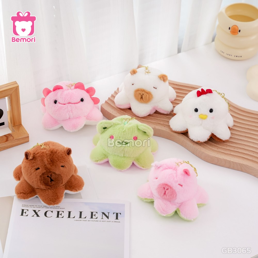 Móc Khóa Bạch Tuộc Capybara