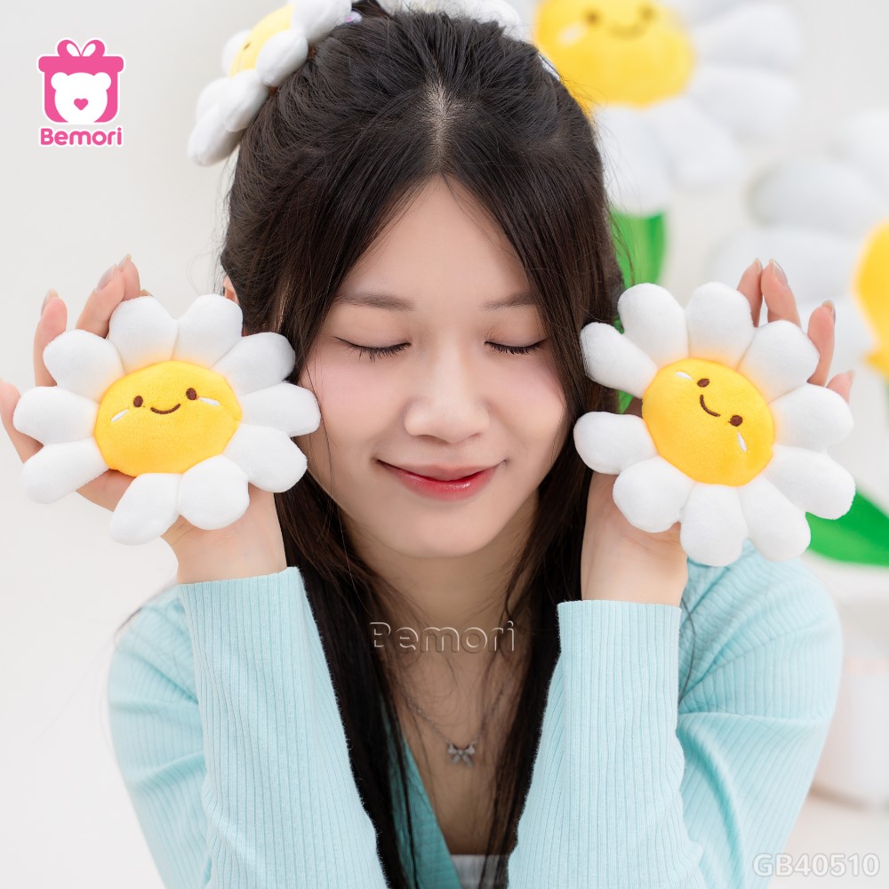 Móc Khóa Daisy Bông