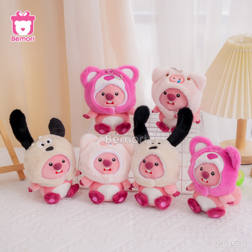 Móc Khóa Gấu Bông Loopy Cosplay