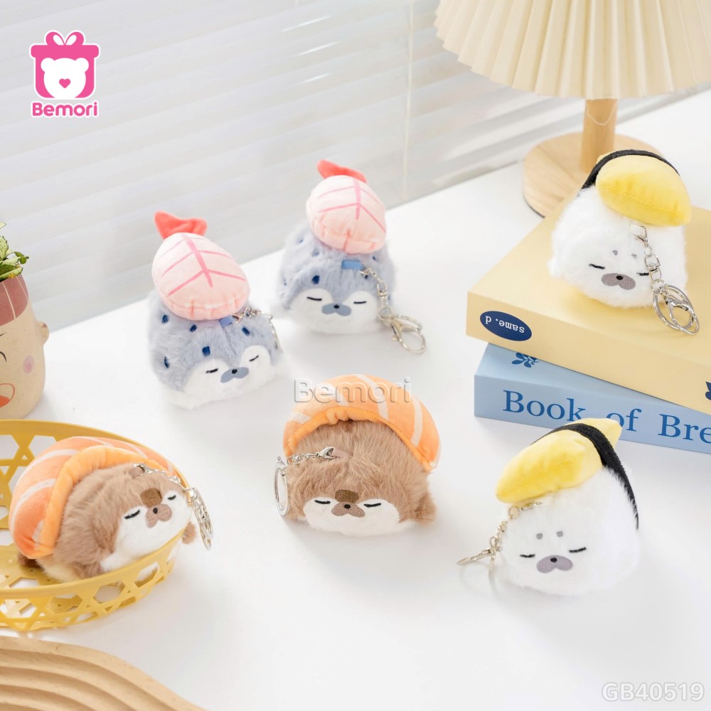 Móc Khóa Hải Cẩu Sushi