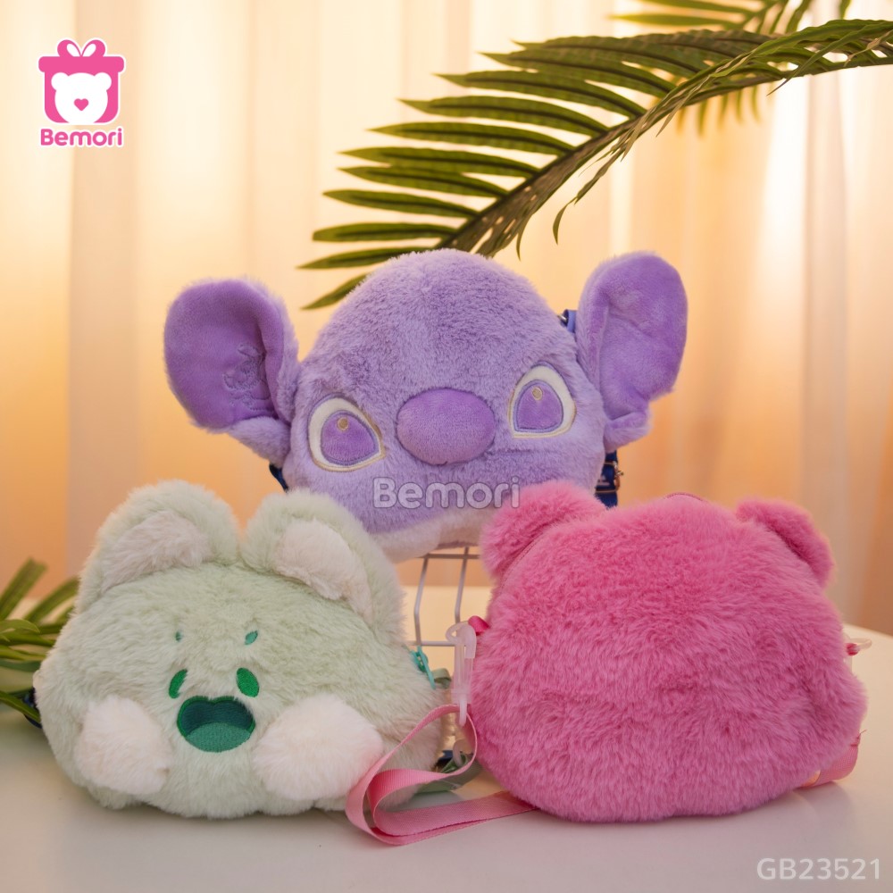 Túi Đeo Chéo Stitch Tím siêu cute