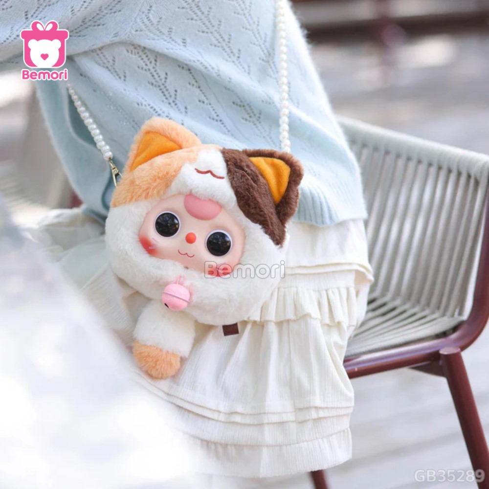 Blindbox Baby Three Mèo Thần Tài Zipper