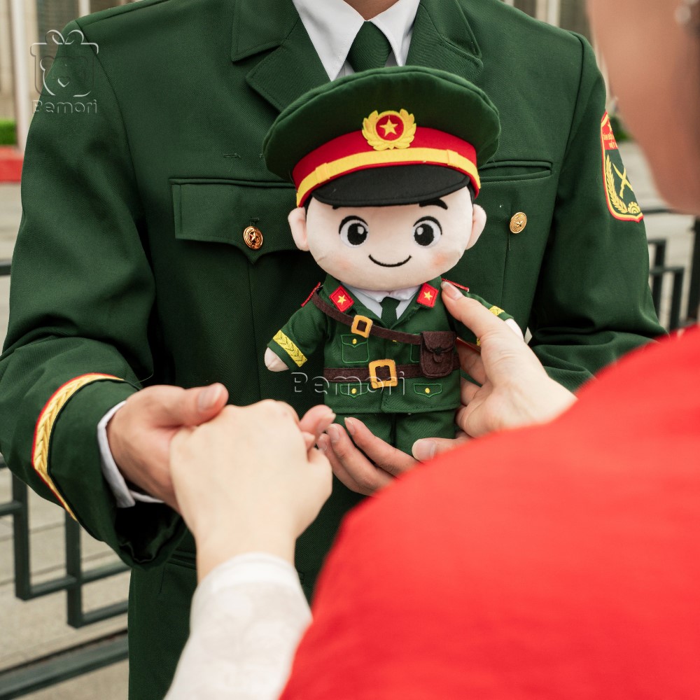 Gấu Bông Chú Bộ Đội