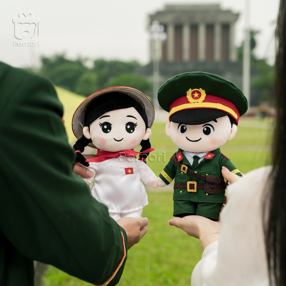 Gấu Bông Chú Bộ Đội