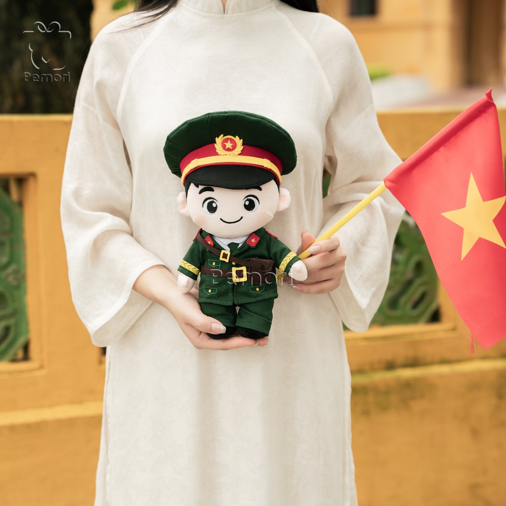 Gấu Bông Chú Bộ Đội