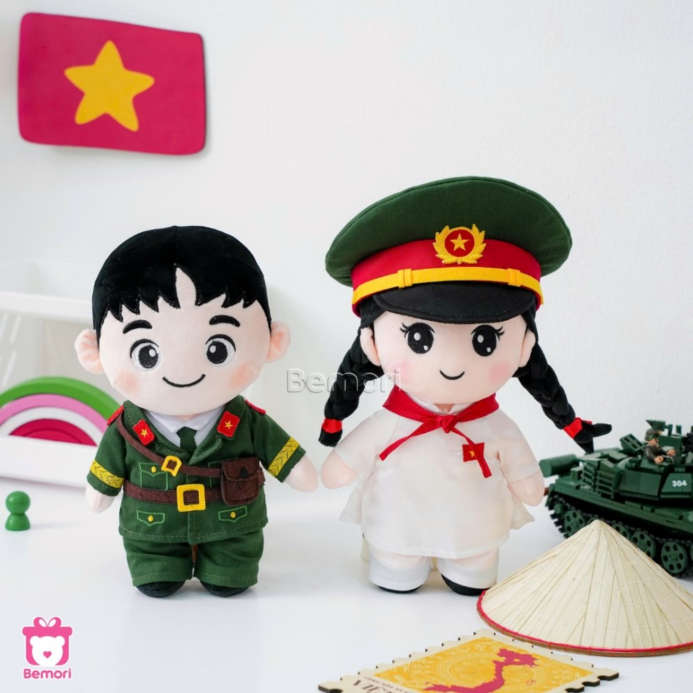 Gấu Bông Chú Bộ Đội