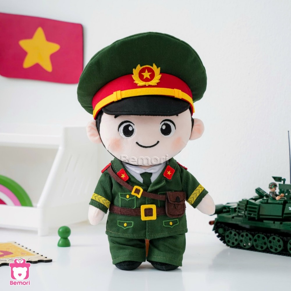 Gấu Bông Chú Bộ Đội