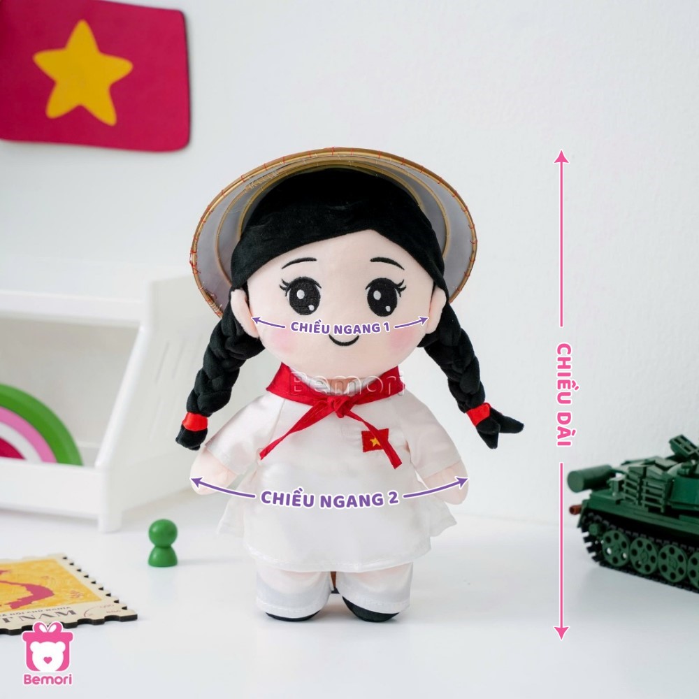 Cách đo kích thước của Cô Gái Việt Nam