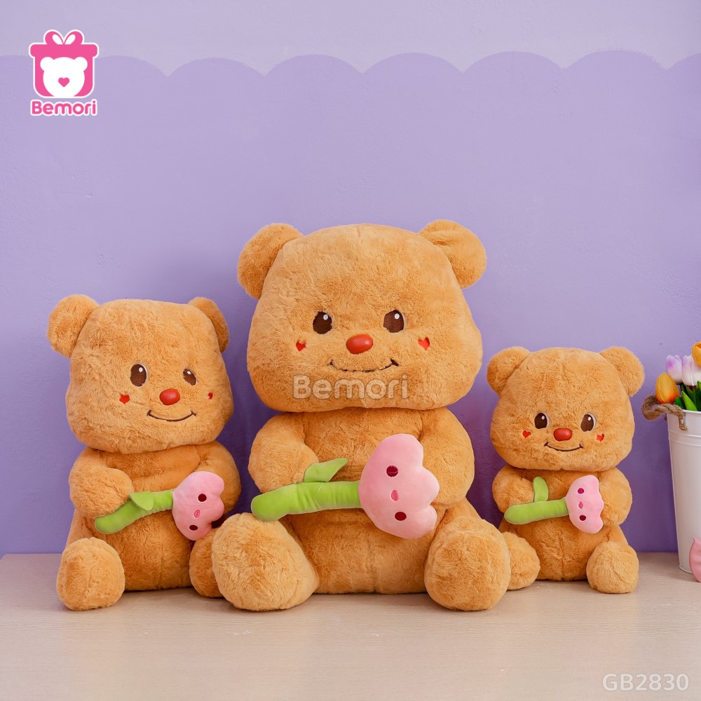 Butter Bear Ngồi Cầm Hoa đã được bán tại Bemori