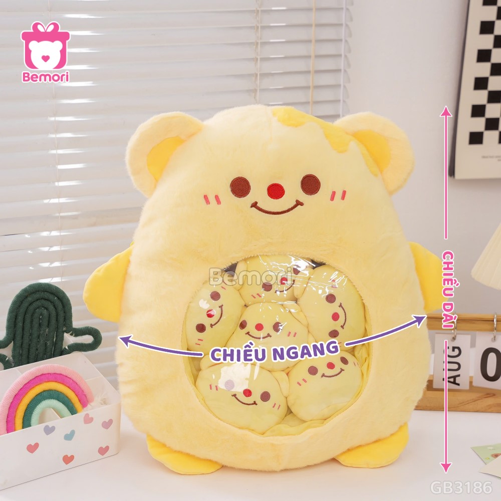 Cách đo kích thước của Gia Đình Butter Bear