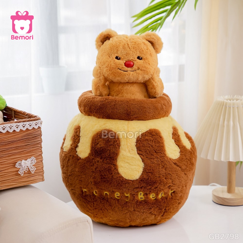 Gấu Bông Honey Bear 2in1 dễ thương