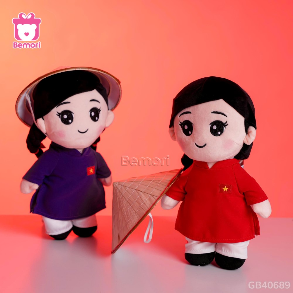 Gấu bông cô gái Việt Nam: Món quà ý nghĩa cho mọi dịp