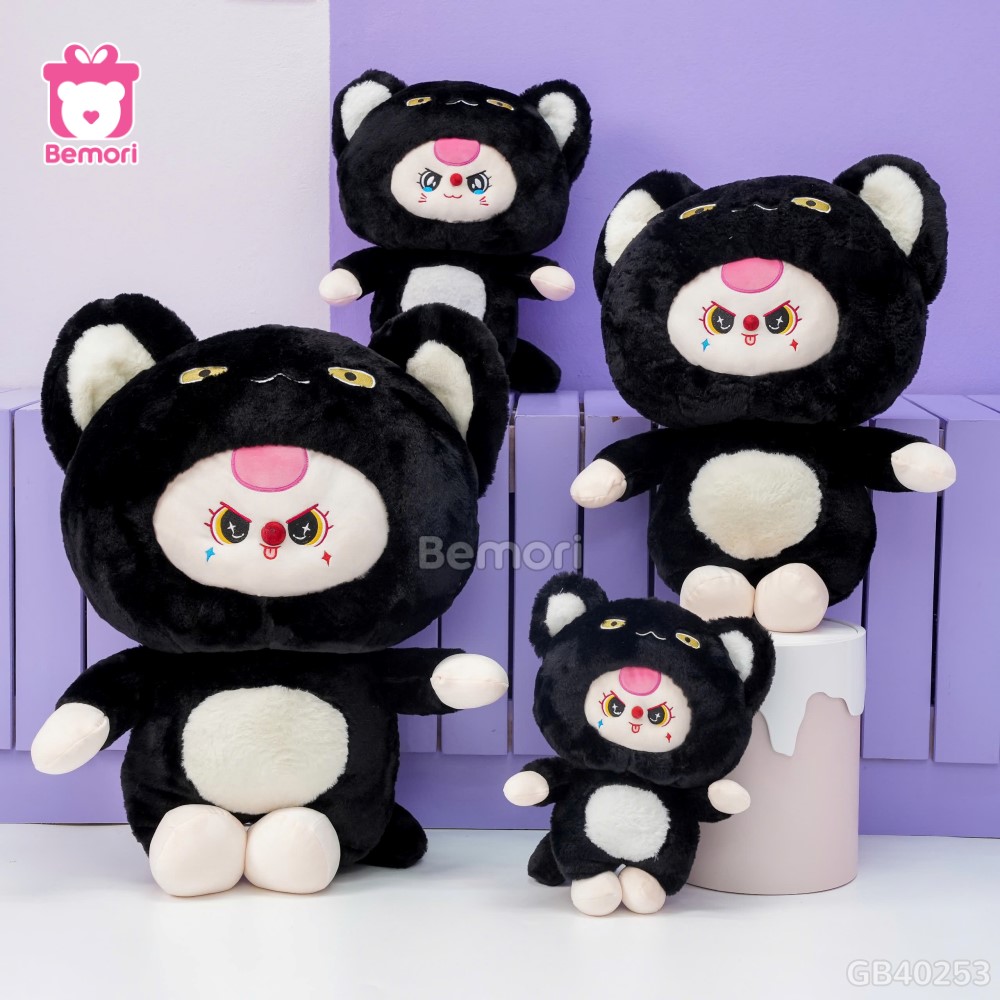 Gấu Bông Baby Three Cosplay Mèo Đen