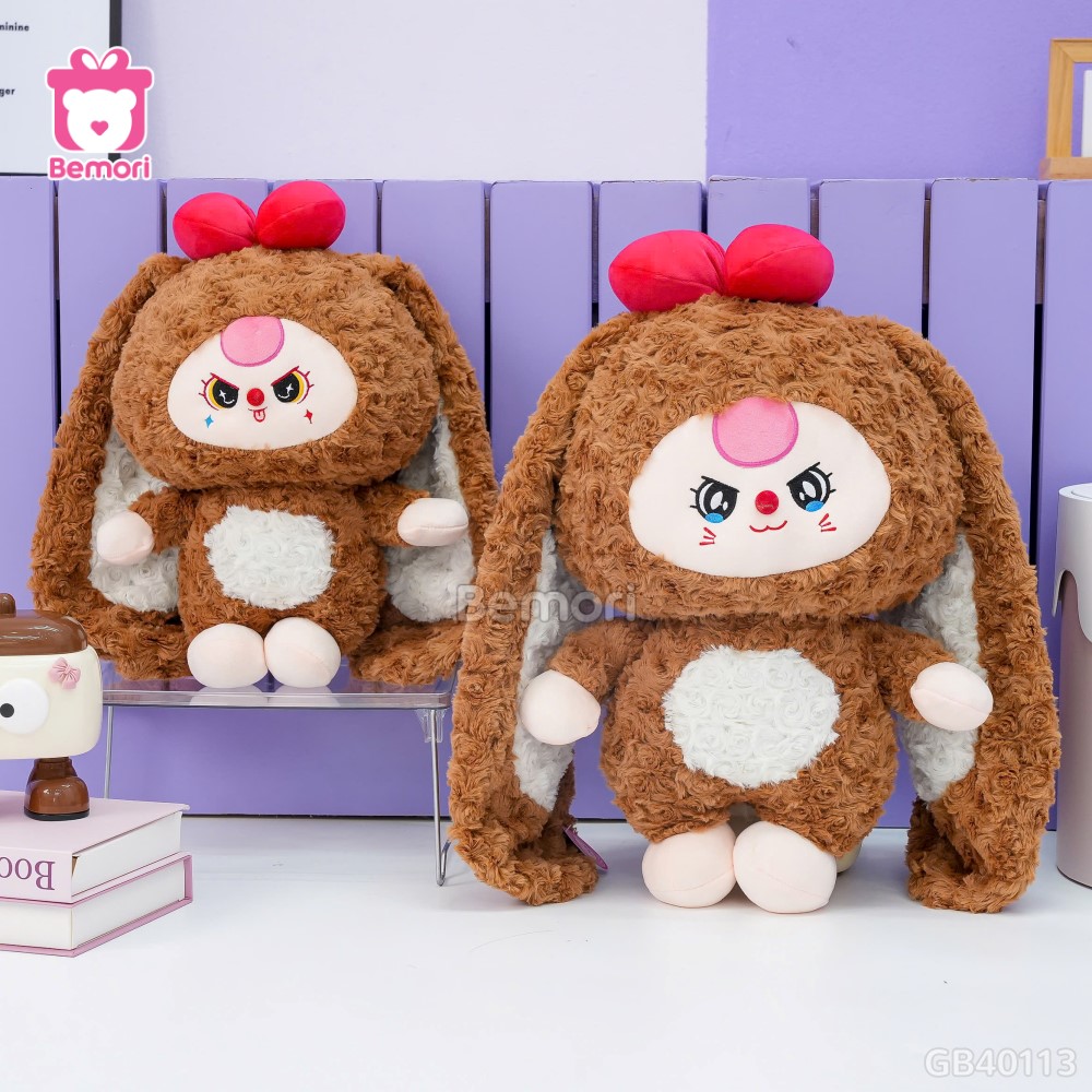 Gấu Bông Baby Three Thỏ Lông Xoắn