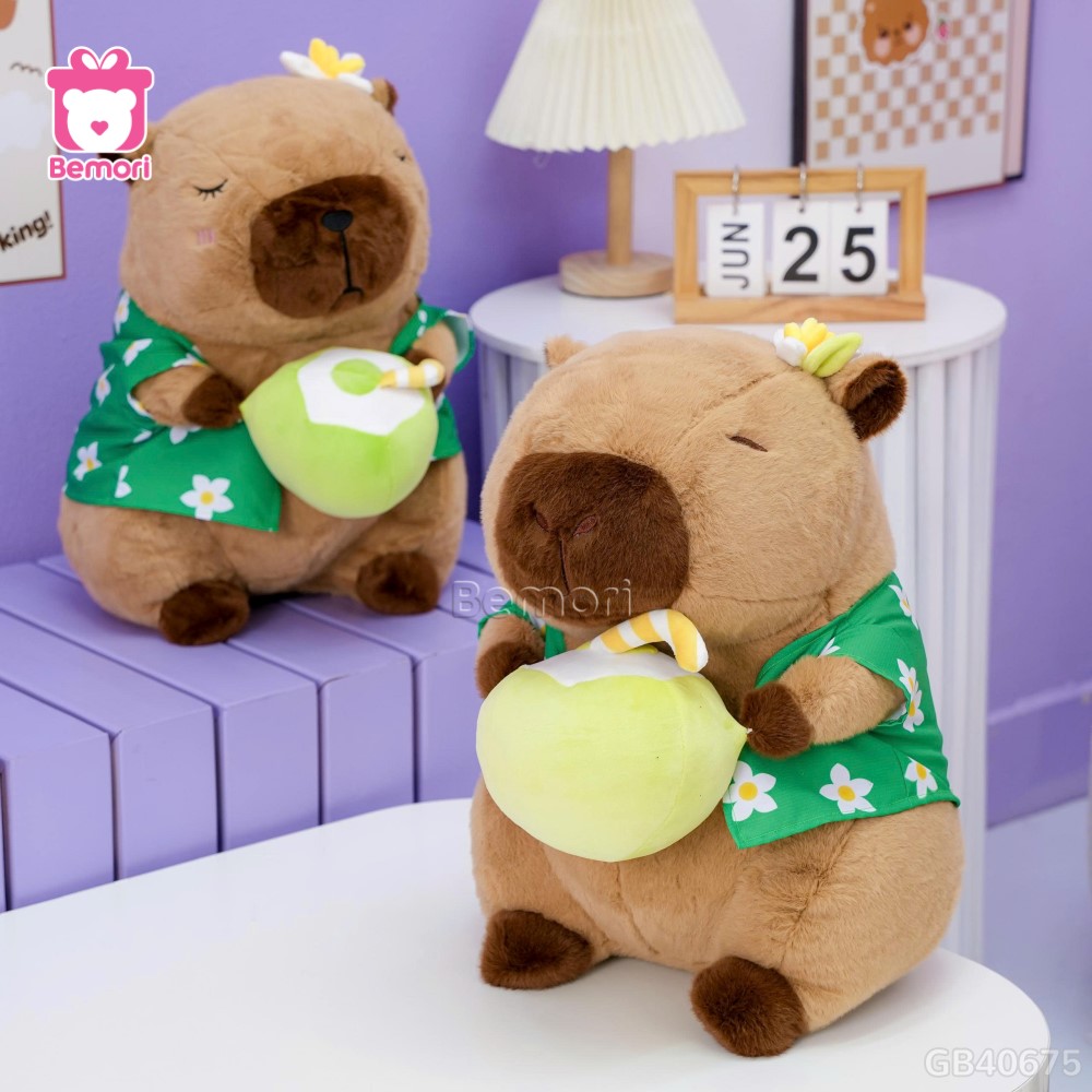 Gấu Bông Capybara Coconut