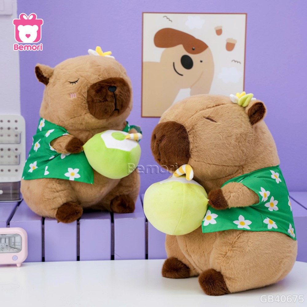 Gấu Bông Capybara Coconut