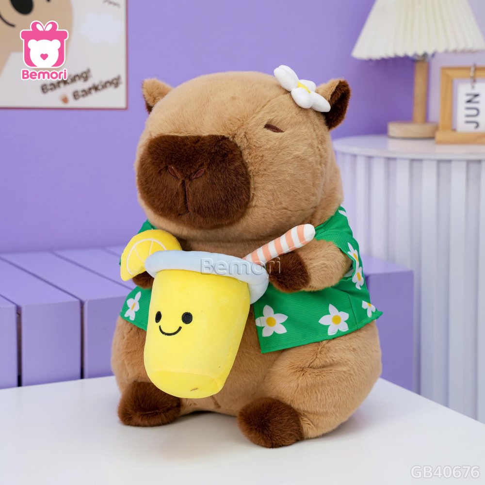Gấu Bông Capybara Lemonade