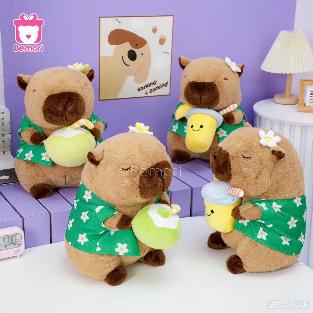 Gấu Bông Capybara Lemonade