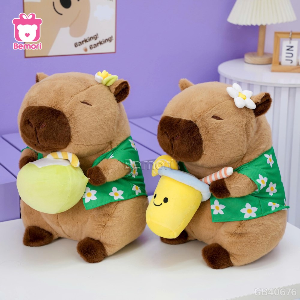 Gấu Bông Capybara Lemonade