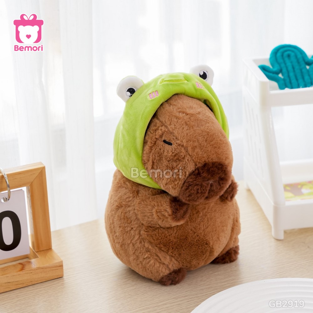 Bộ Gấu Bông Capybara Thú – Ếch