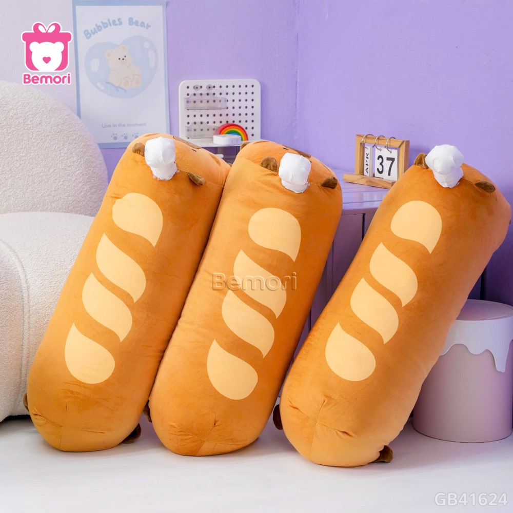 Gấu Bông Capybara Bánh Mì Pháp 4C
