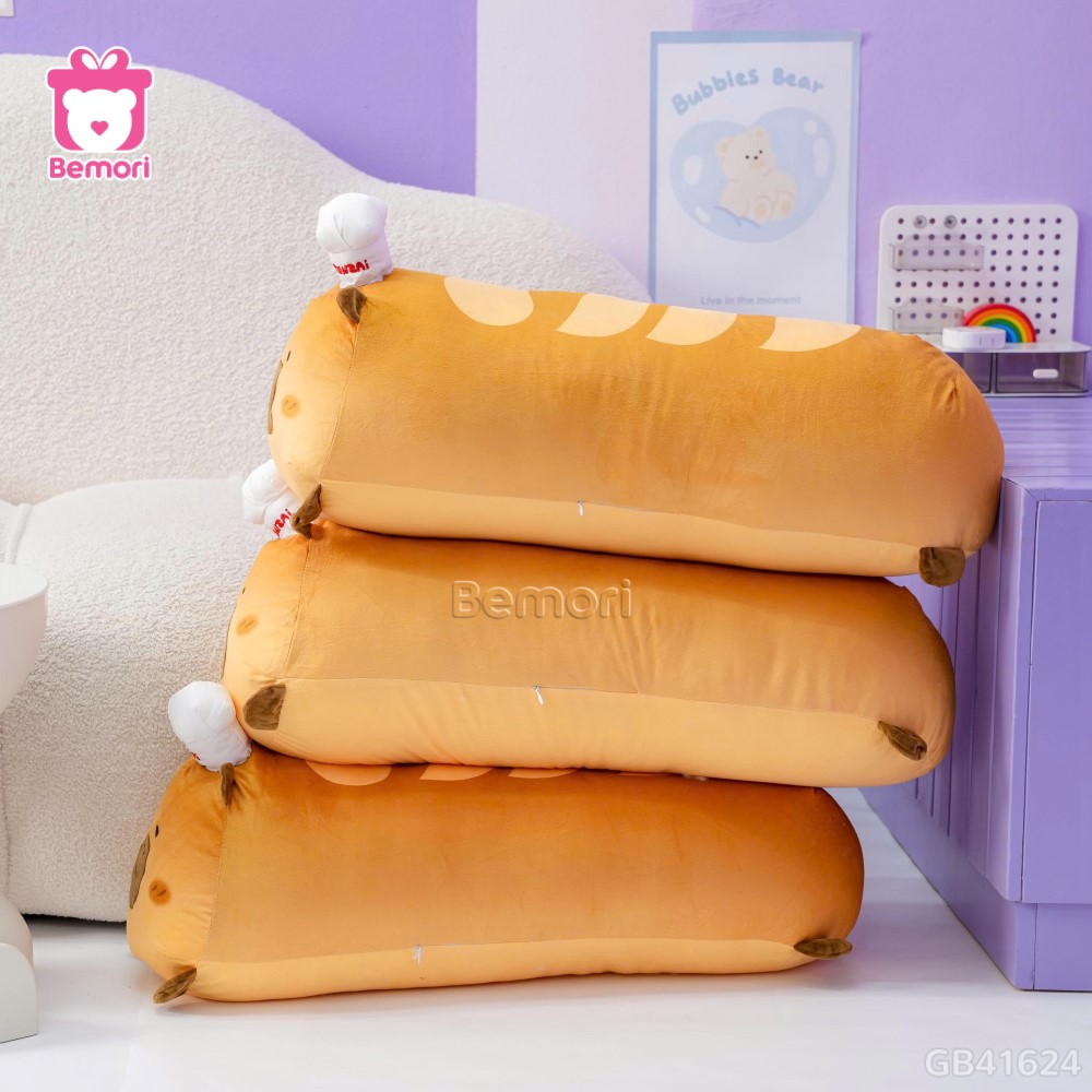 Gấu Bông Capybara Bánh Mì Pháp 4C