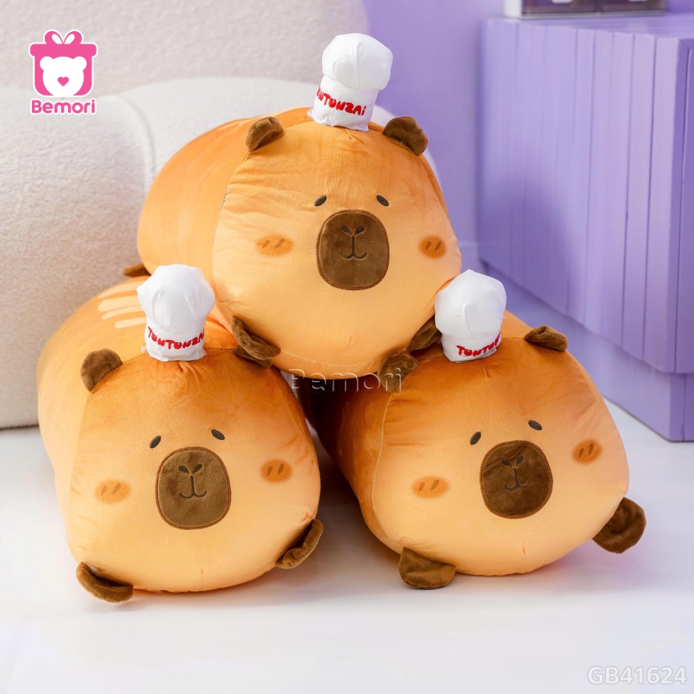 Gấu Bông Capybara Bánh Mì Pháp 4C