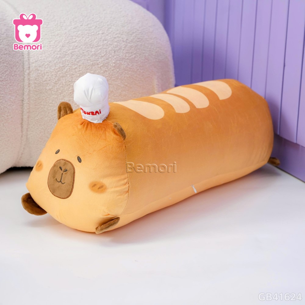 Gấu Bông Capybara Bánh Mì Pháp 4C