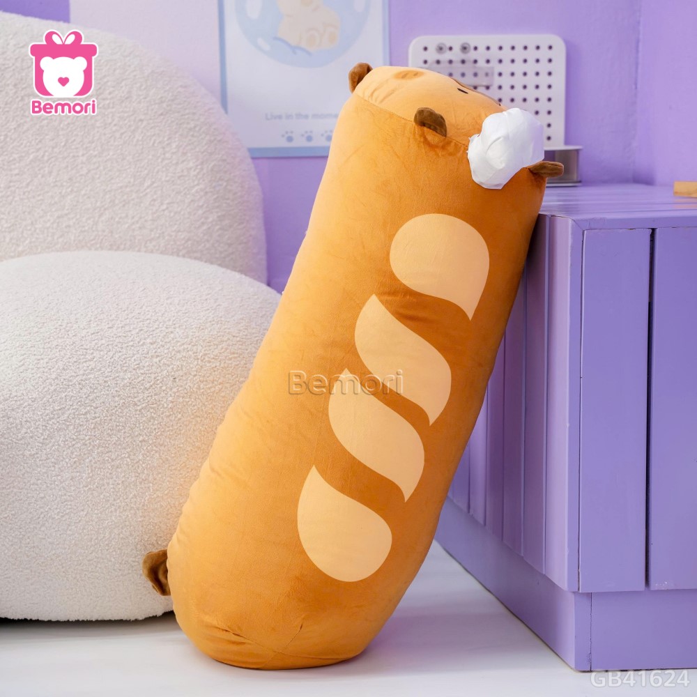 Gấu Bông Capybara Bánh Mì Pháp 4C