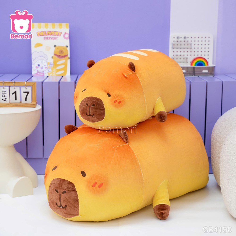 Gấu Bông Capybara Bánh Mì Pháp Mũm Mĩm