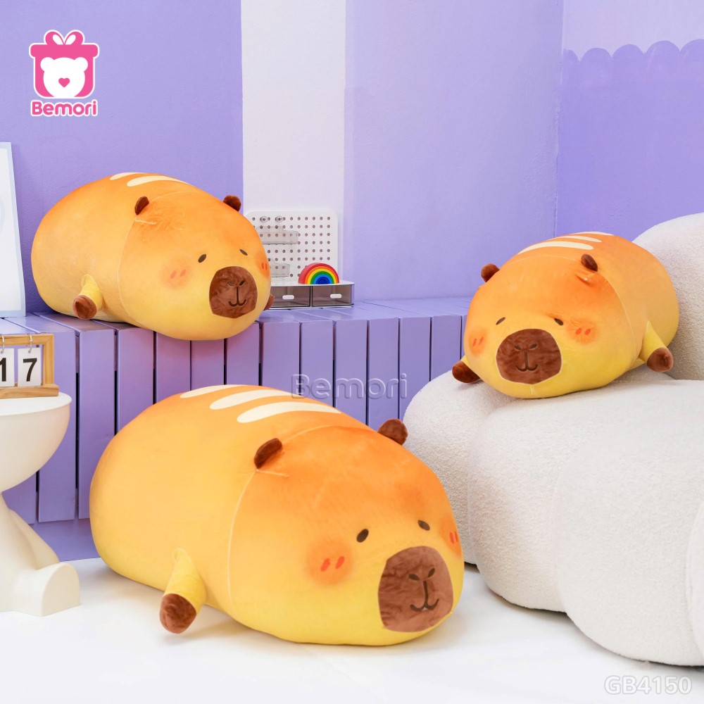 Gấu Bông Capybara Bánh Mì Pháp Mũm Mĩm