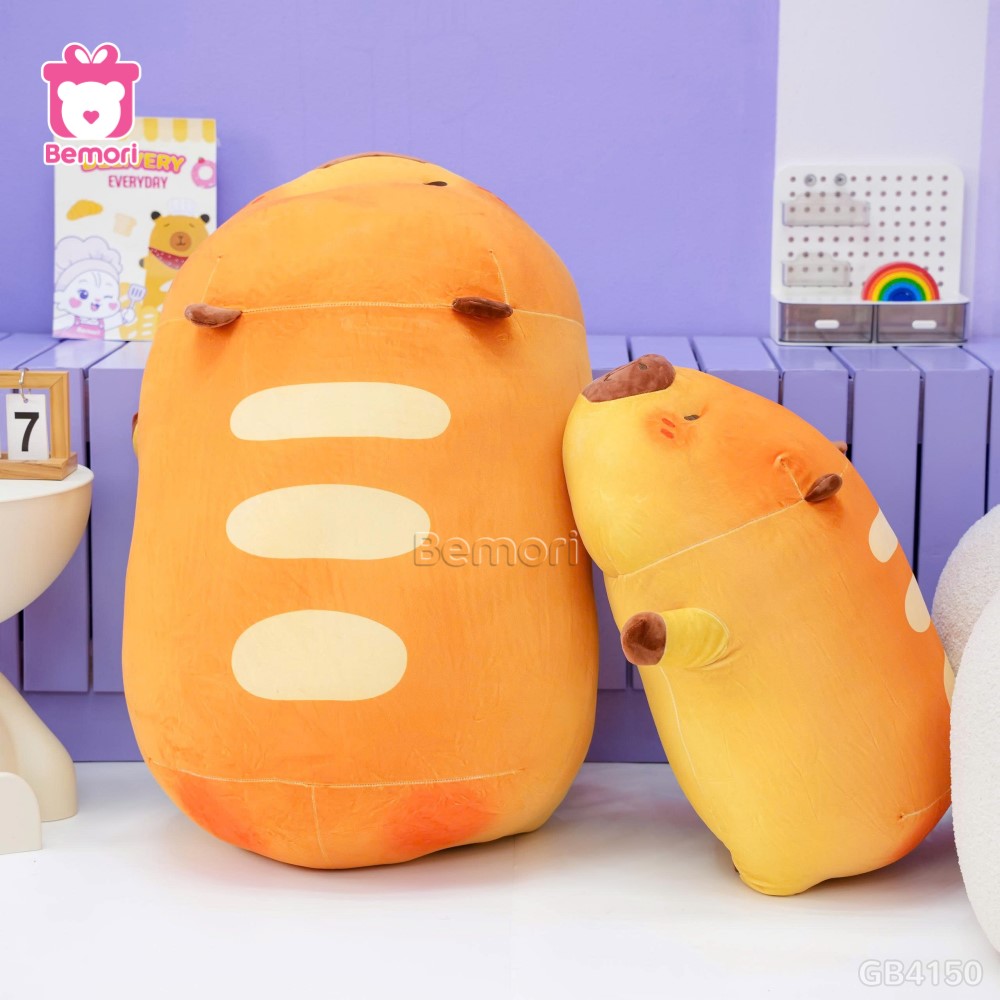 Gấu Bông Capybara Bánh Mì Pháp Mũm Mĩm