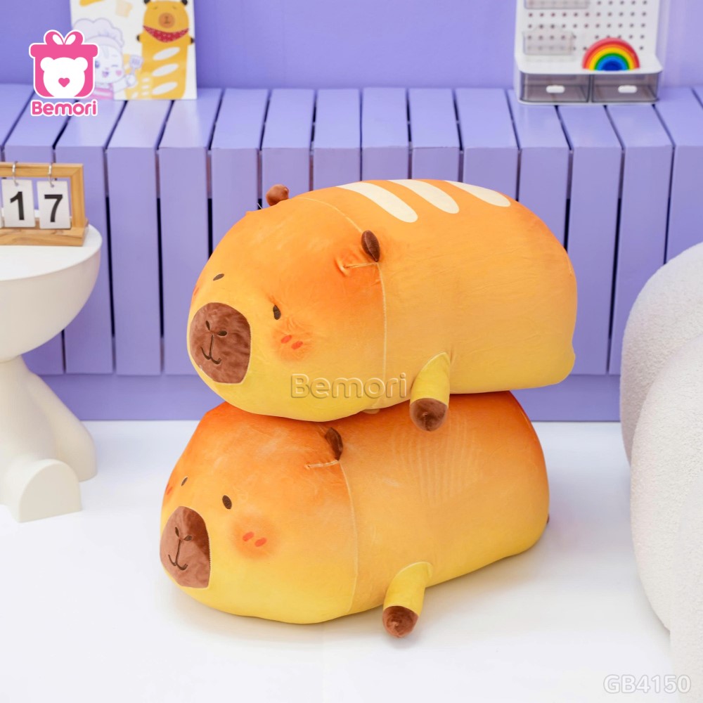 Gấu Bông Capybara Bánh Mì Pháp Mũm Mĩm