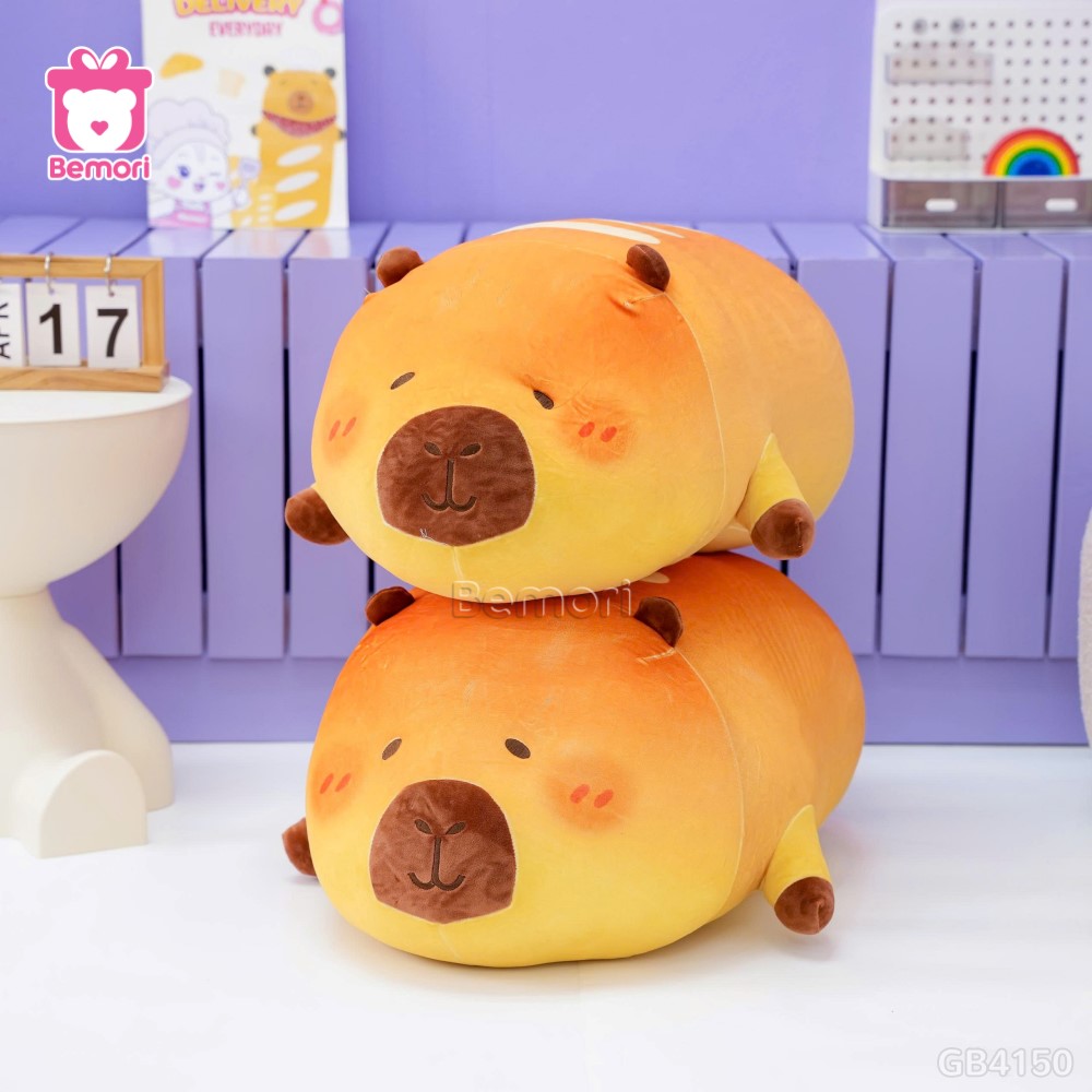 Gấu Bông Capybara Bánh Mì Pháp Mũm Mĩm