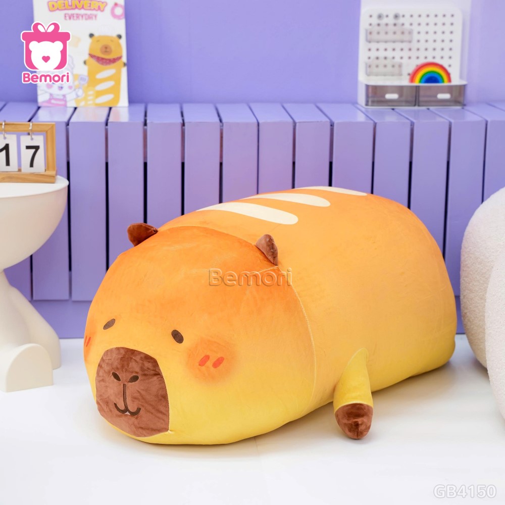 Gấu Bông Capybara Bánh Mì Pháp Mũm Mĩm