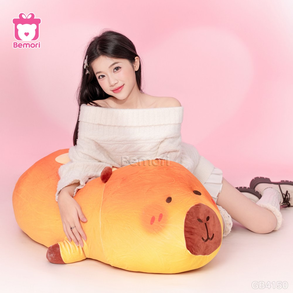 Gấu Bông Capybara Bánh Mì Pháp Mũm Mĩm