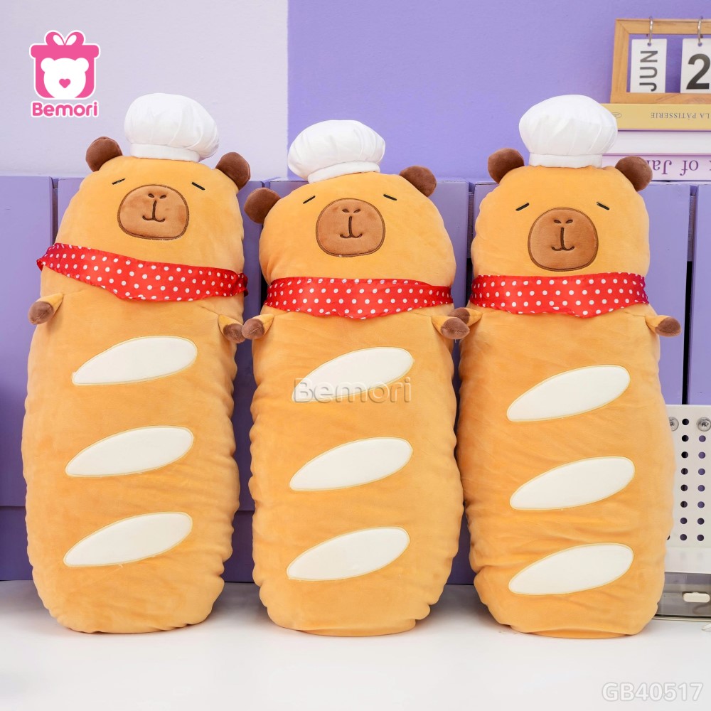 Gấu Bông Capybara Bánh Mì Pháp