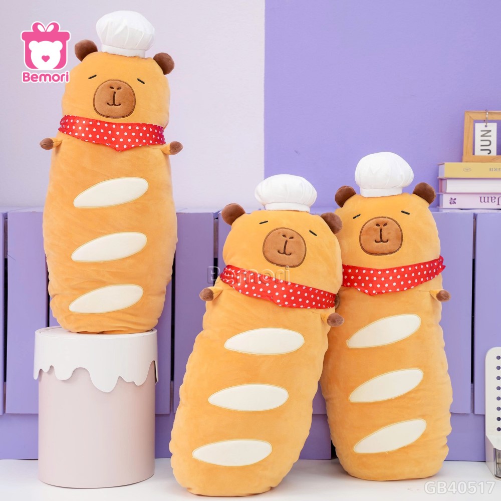 Gấu Bông Capybara Bánh Mì Pháp